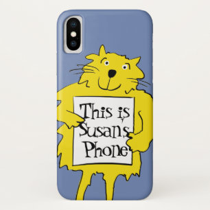 Katzenhalterkarte, die das Eigentum zeigt Case-Mate iPhone Hülle