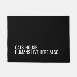 Katzenhauszitatkatzen-Damenfußmatte Fußmatte