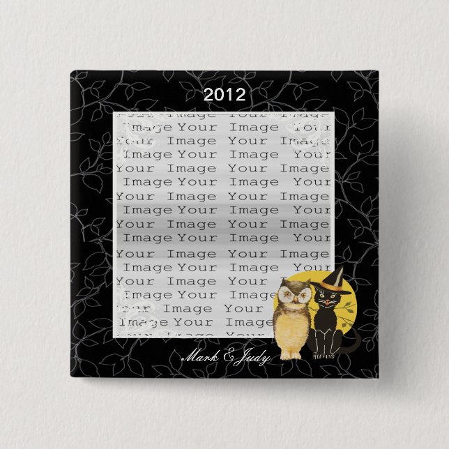 Katzenheiratsknopf Button (Vorderseite)