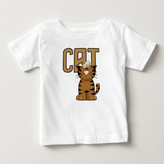 Katzenhemden und -geschenke baby t-shirt (Vorderseite)