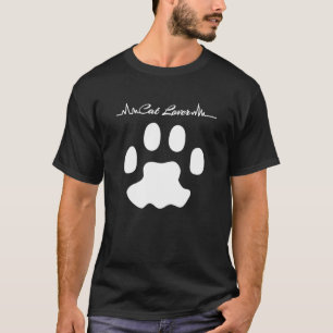 Katzenherzschlag Tier Haustier Kätzchen Pfote Perf T-Shirt