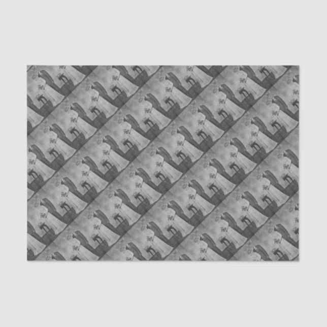 Katzenhochzeit Seidenpapier (Vorderseite)