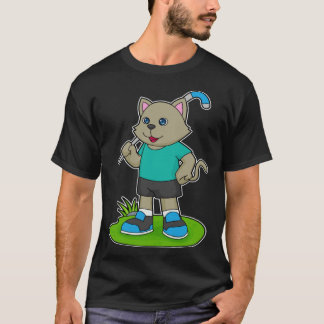 Katzenhockey Hockeyschläger Sport T-Shirt