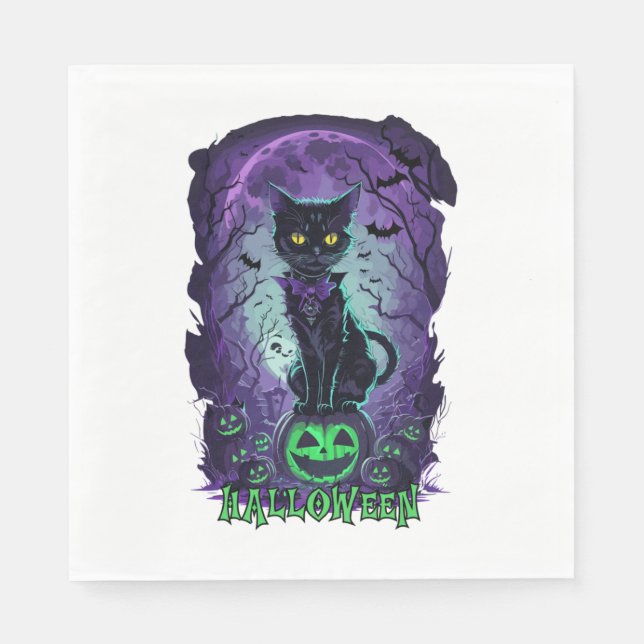 Katzenhokus Serviette (Vorderseite)