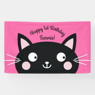 Katzeniedlicher Kitty-buntes 1. Banner