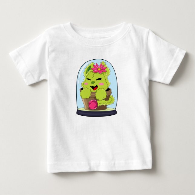 Katzenkaktus Baby T-shirt (Vorderseite)