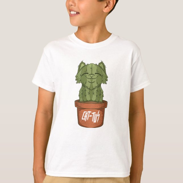 Katzenkaktus T-Shirt (Vorderseite)
