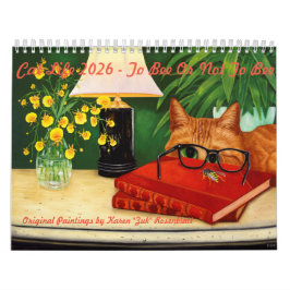 Katzenkalender 2026 "To Bee Or Not To Bee" Kalender