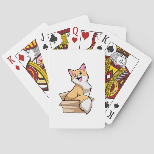 Katzenkasten Spielkarten (Rückseite)