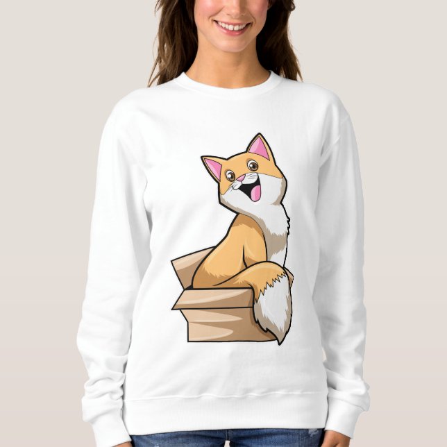 Katzenkasten Sweatshirt (Vorderseite)