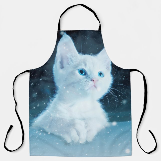 Katzenkätzchen Kunst Tierwelt Schürze (Vorderseite)