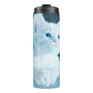 Katzenkätzchen Kunst Tierwelt Thermosbecher