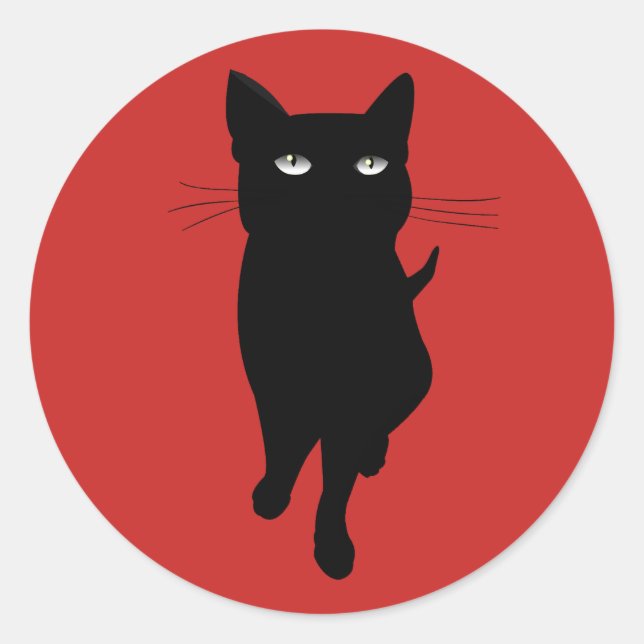 Katzenkätzchen Runder Aufkleber (Vorderseite)