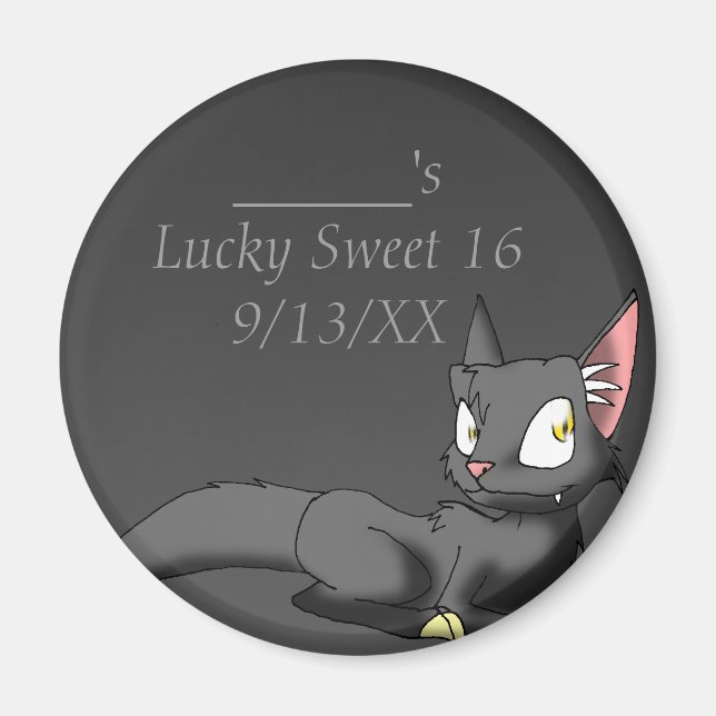 Katzenkatze 1 magnet (Vorne)