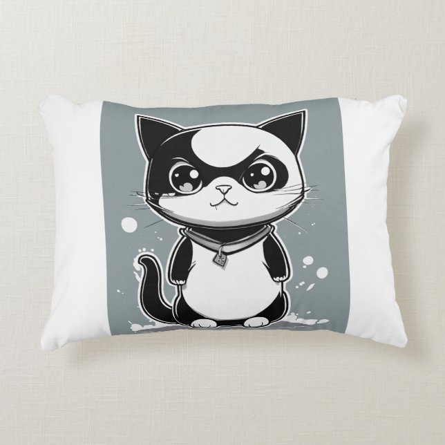 Katzenkatze Dekokissen (Vorderseite)