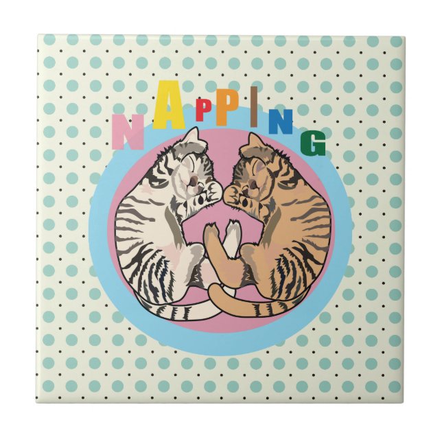 Katzenkatze Fliese (Vorderseite)