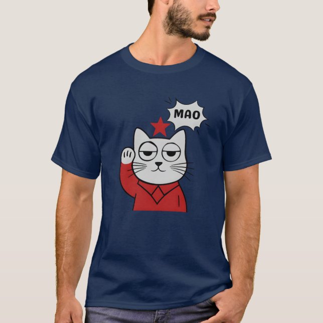 Katzenkatze im Retro-Stil Ostberlins T-Shirt (Vorderseite)