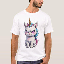 Katzenkatze, niedliche, lustige, wütende Katze T-Shirt