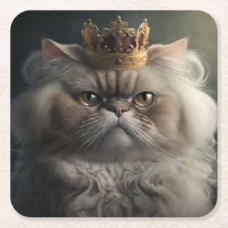 Katzenkatze Rechteckiger Pappuntersetzer
