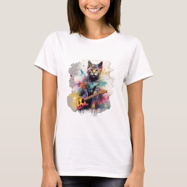 Katzenkatzenliebhaber T-Shirt (Vorderseite)
