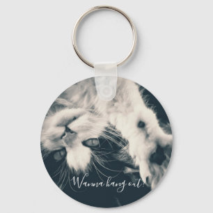 Katzenkeyring - woll, sich auszuhängen? schlüsselanhänger