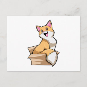 Katzenkiste Postkarte