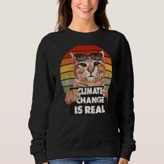 Katzenklimaänderung ist die wissenschaftliche Katz Sweatshirt