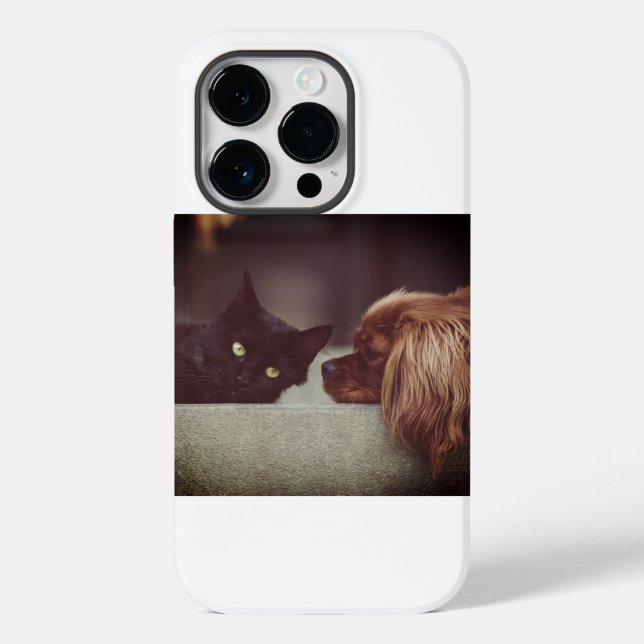 Katzenklumpen und Hunde-Liebe Case-Mate iPhone 14 Pro Hülle (Rückseite)