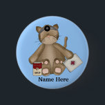 Katzenknopf Button<br><div class="desc">Entwurf von Cheryl Seslar unter www.digiwebstudio.com</div>