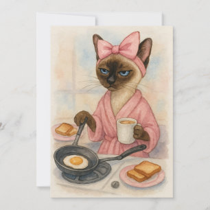 Katzenkochen Frühstück Pawsiful Köstlich! Einladung