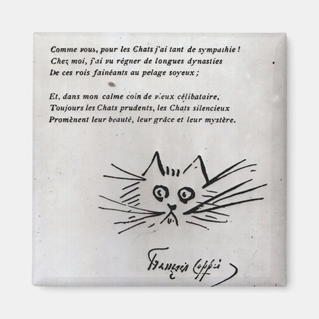 Katzenkopf Magnet (Vorne)