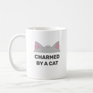 Katzenkopf & Persönlicher Lustiger Katzen-Spruch Kaffeetasse
