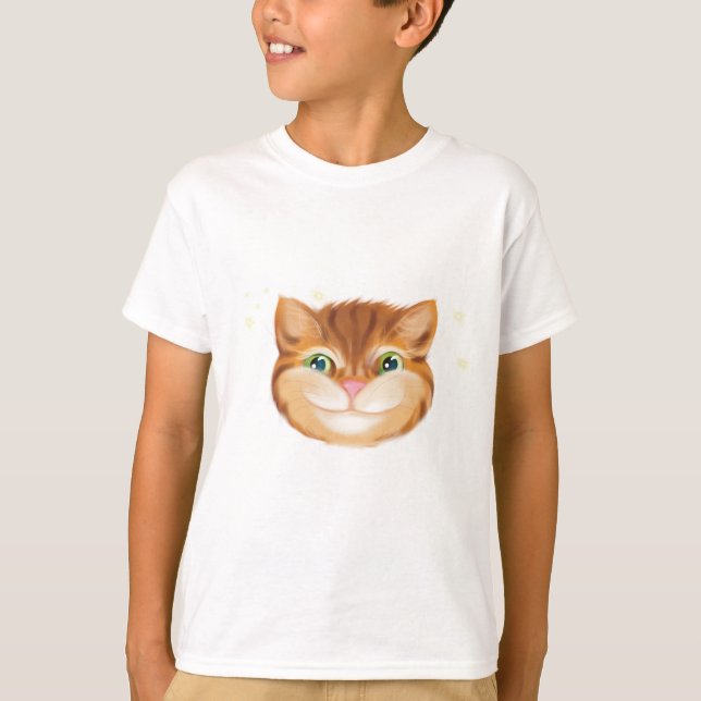 Katzenkopf T-Shirt (Vorderseite)