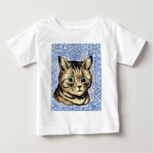 Katzenkopfzeichnung von Louis Wain Baby T-shirt