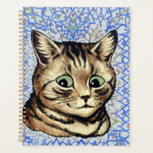 Katzenkopfzeichnung von Louis Wain Planer