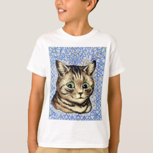 Katzenkopfzeichnung von Louis Wain T-Shirt