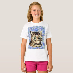 Katzenkopfzeichnung von Louis Wain T-Shirt