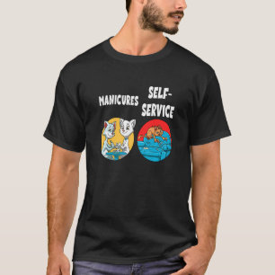 Katzenkrallen schneiden Maniküre für eine Katze Ka T-Shirt