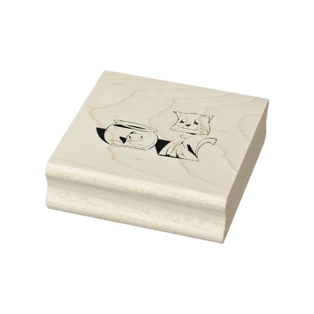 Katzenkratzer Gummistempel (Stempel)