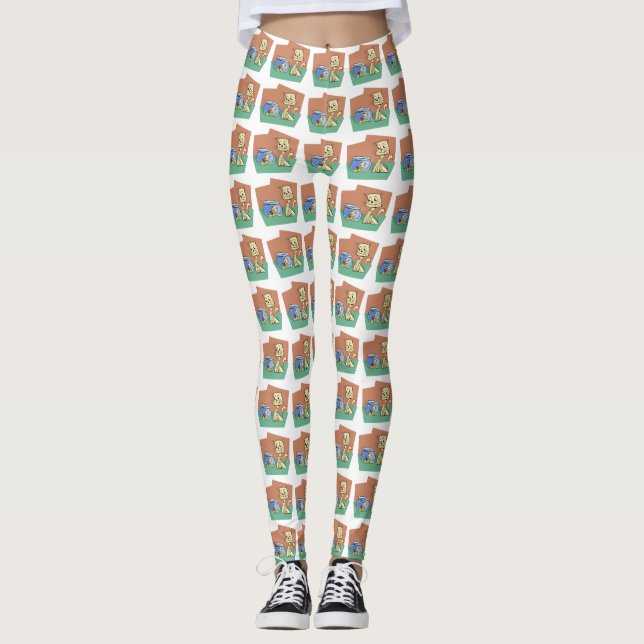 Katzenkratzer Leggings (Vorderseite)