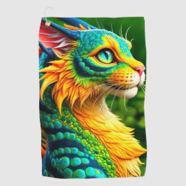 Katzenkreatur Golfhandtuch