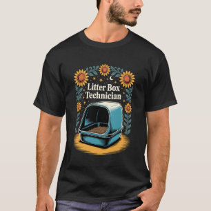 Katzenkrettechniker Katzenliebhaber Lustige Katze T-Shirt