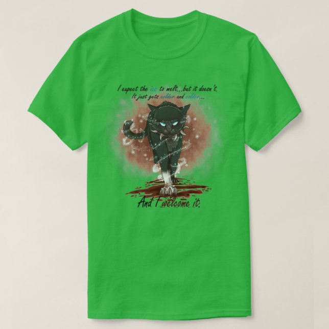 Katzenkrieger kitten den Aufstieg der Geißel Tiger T-Shirt (Design vorne)