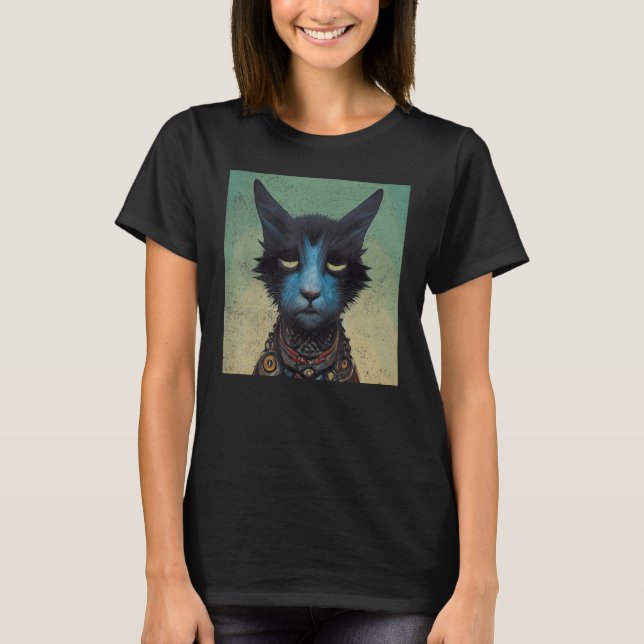 Katzenkunst 10 T-Shirt (Vorderseite)