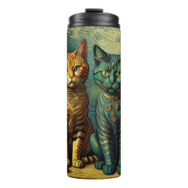 Katzenkunstwärmer Thermosbecher