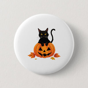 Katzenkürbis für Frauen Kinder Kinder 1 Button