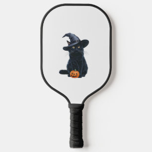 Katzenkürbis Kürbiskostüm für Frauen Pickleball Schläger