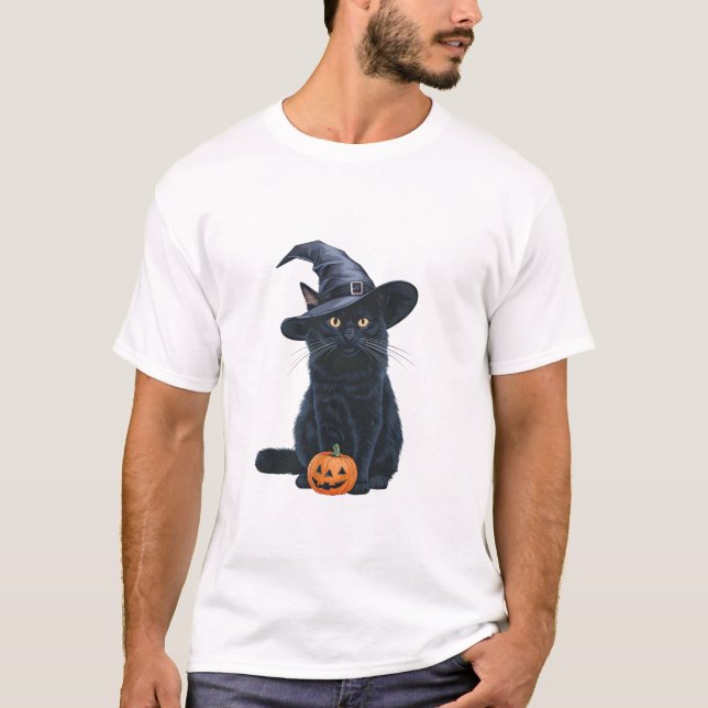 Katzenkürbis Kürbiskostüm für Frauen T-Shirt (Vorderseite)