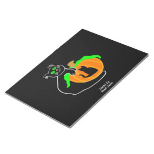 Katzenkürbis Notepad (27,9 cm x 21,6 cm) Notizblock