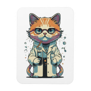 Katzenlabor Fokussiert Magnet